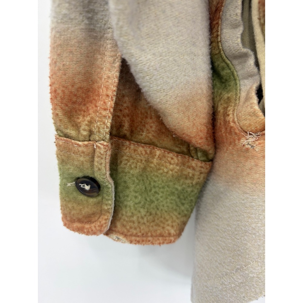 Free People We The Free Ruby Jacket Sunset Ombre Stripe Fleece Shacket Medium - Picture 7 of 7